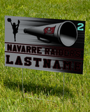 2024 Navarre Raiders Cheer  Yard Sign