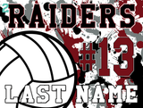 2024 Navarre Raiders Volleyball Yard Sign